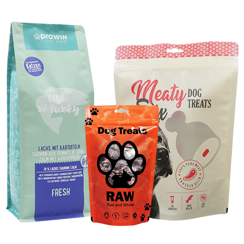 EMBALAGENS DE ALIMENTOS PARA ANIMAIS