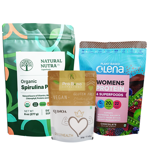 EMBALAGEM DE SUPERALIMENTOS